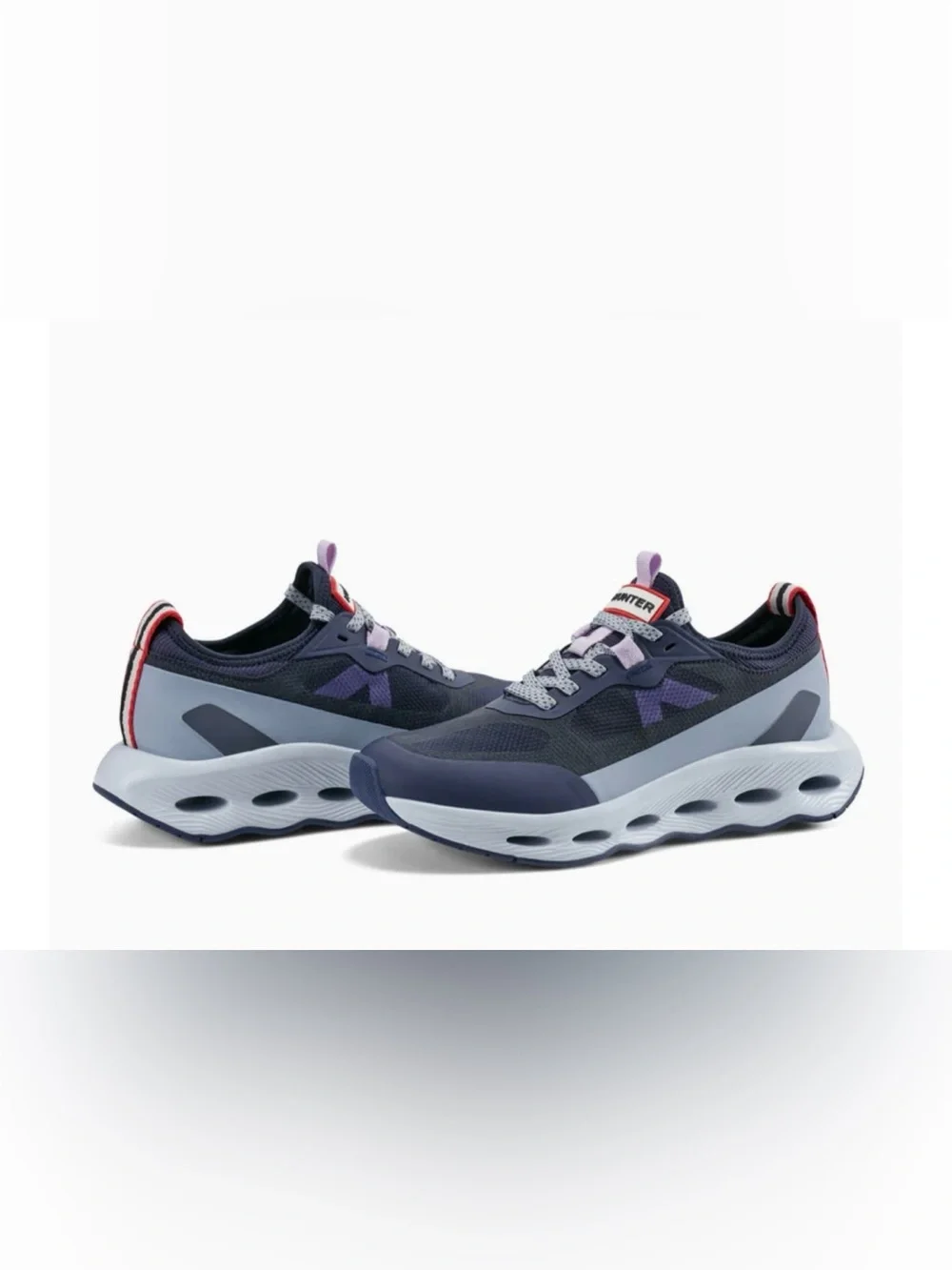 Hunter Women’s Ginny Navy and Purple Lightweight Running Shoe